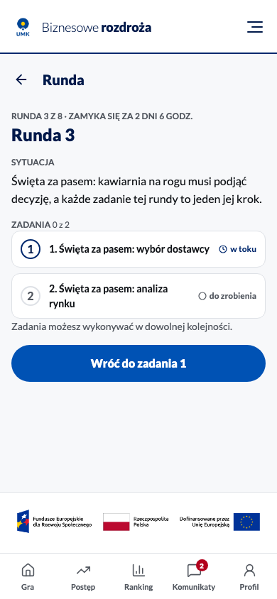 Lista zadań rundy